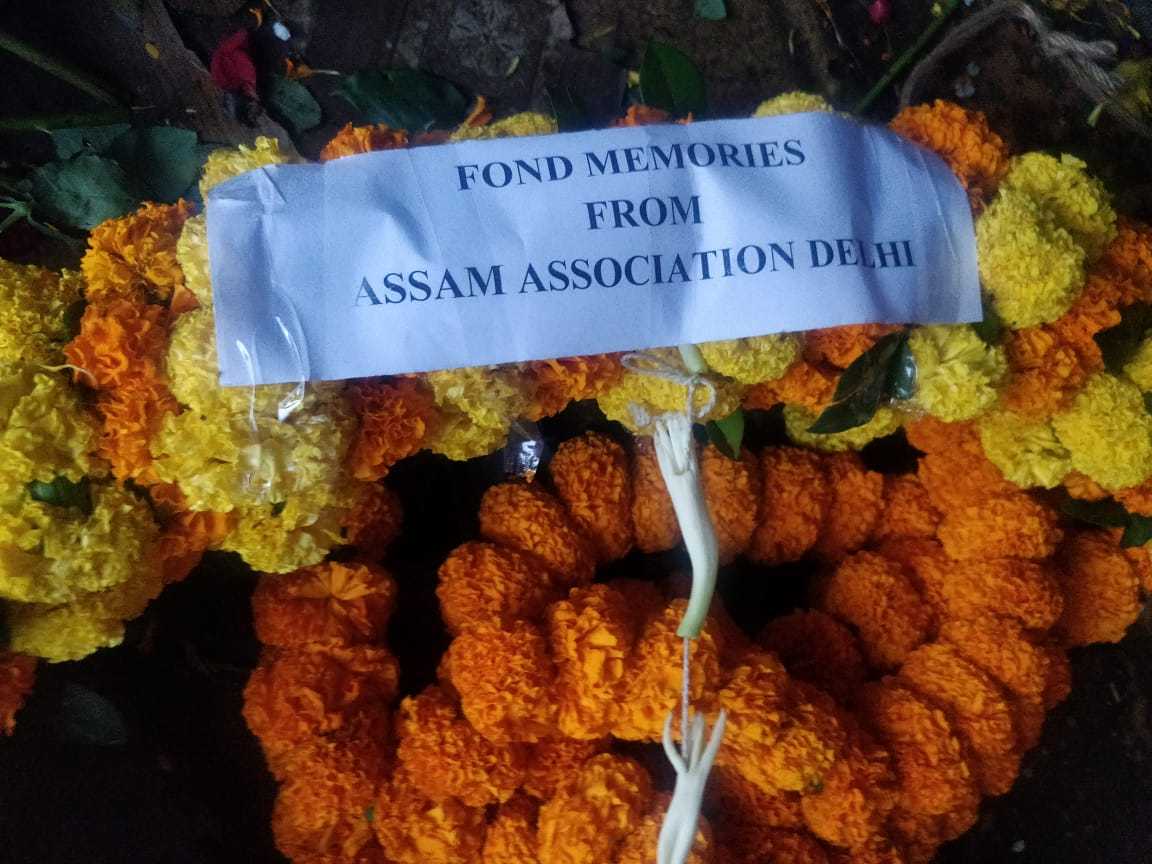 অসমৰ প্ৰাক্তন মুখ্যমন্ত্ৰী শ্ৰী তৰুণ গগৈদেৱৰ বিয়োগত  অসম এছোচিয়েছন, দিল্লীৰ শোকপ্ৰস্তাৱ