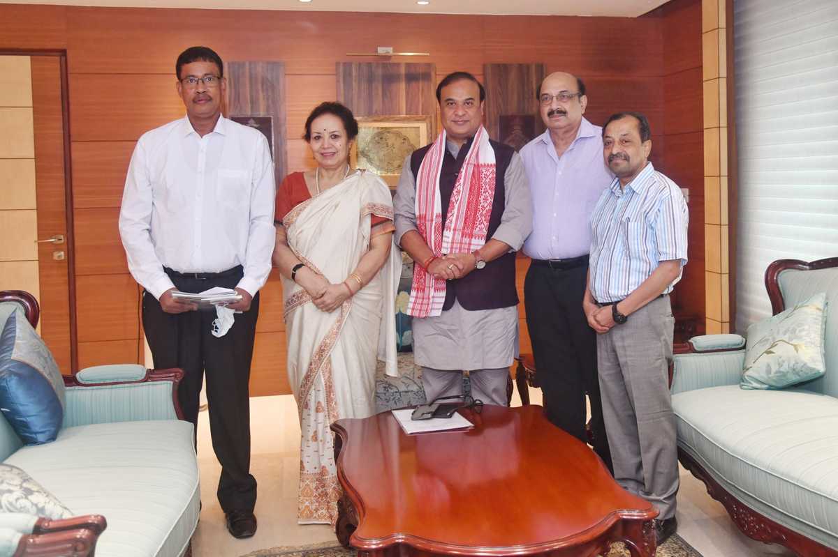 Assam Association Delhi interacted with  Chief Minister, Assam