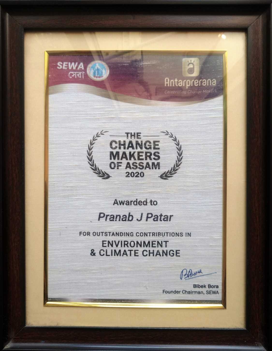 Pranab J Patar  Assam Association Delhi