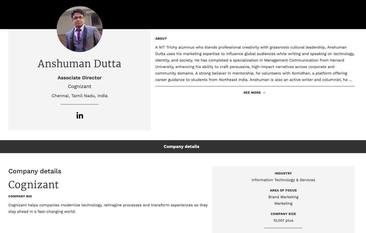 Forbes profile of Anshuman Dutta
